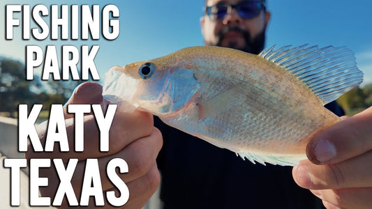 Fishing at Mary Jo Peckham Park in Katy Texas