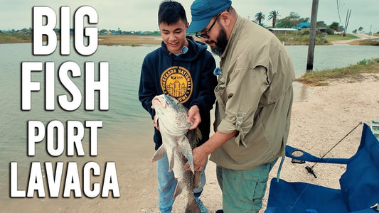 Fishing at Magnolia Beach in Port Lavaca Texas